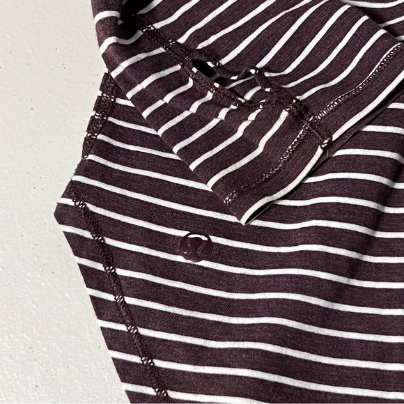 Lululemon Yogini 5 Year Long Sleeve Tee Stripes - Picture 5 of 7